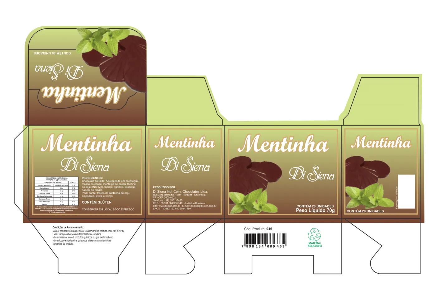 Projeto de branding desenvolvido pela Olaje Publicidade 2