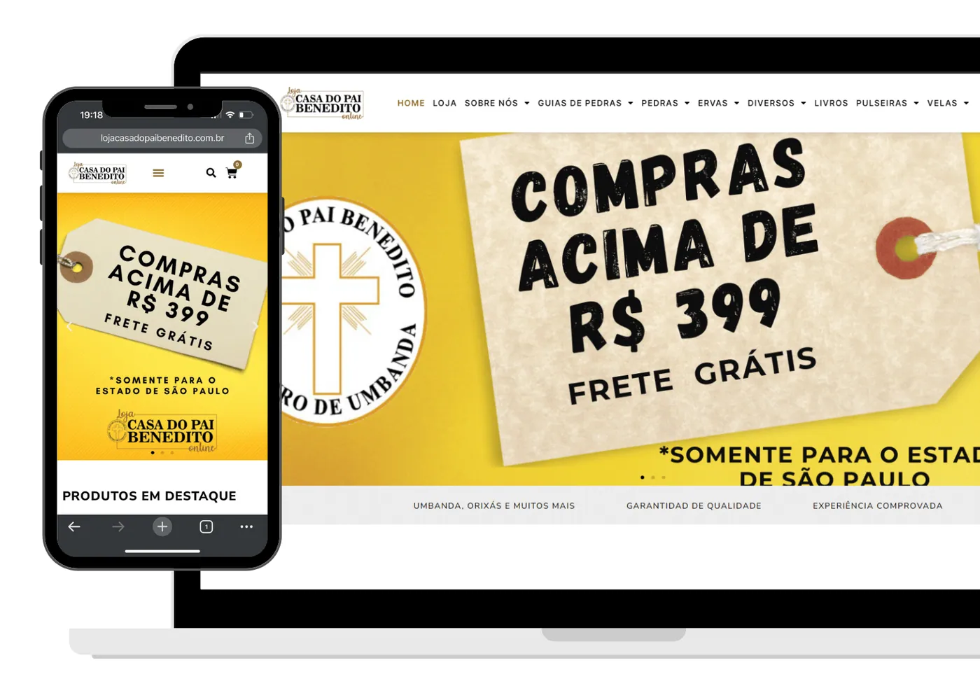 Projeto de site desenvolvido pela Olaje Publicidade 11