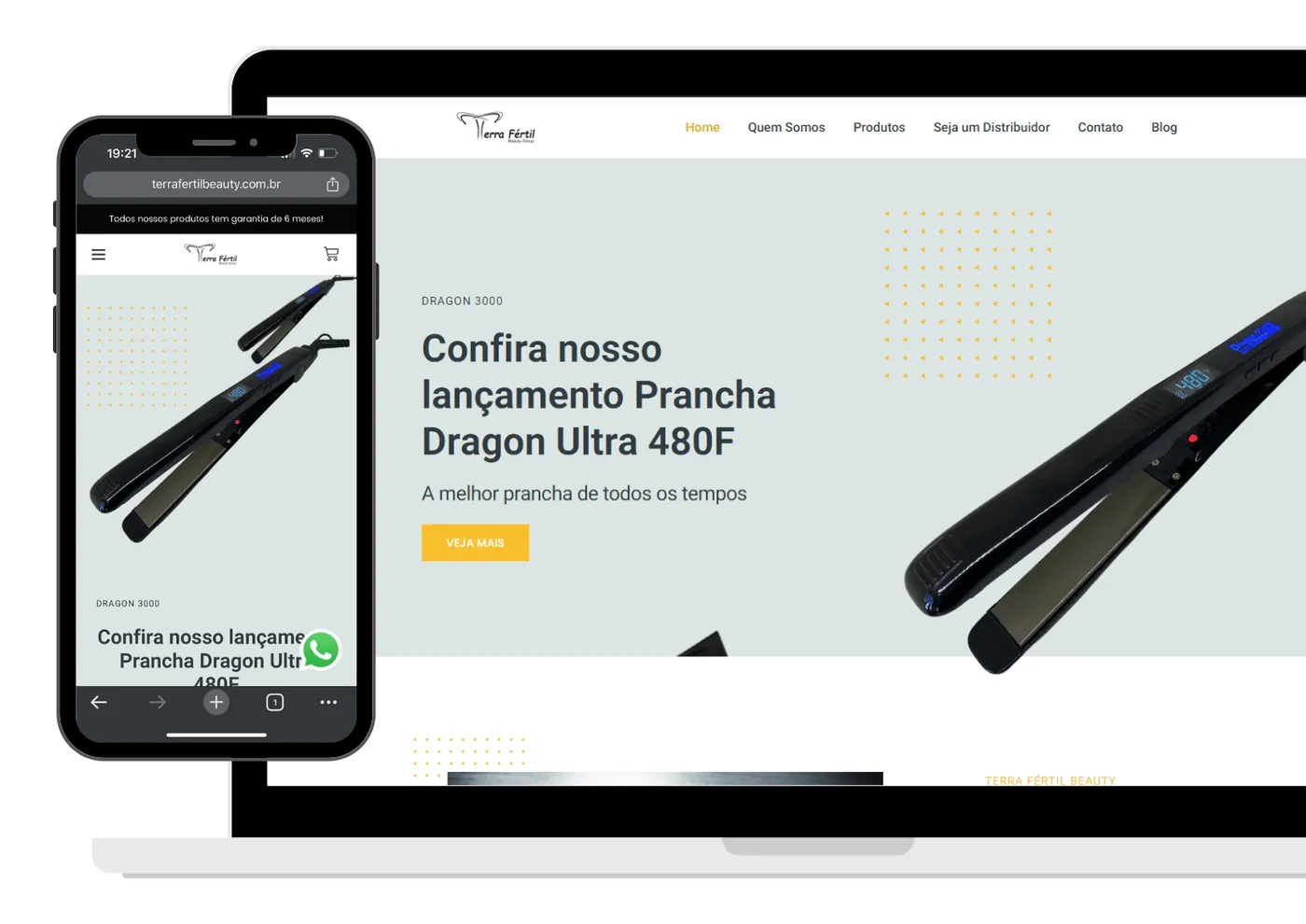 Projeto de site desenvolvido pela Olaje Publicidade 13