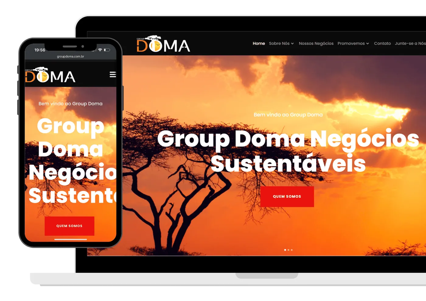 Projeto de site desenvolvido pela Olaje Publicidade 28
