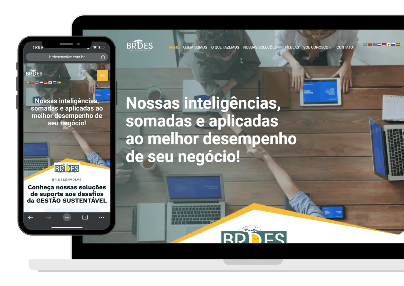 Projeto de site desenvolvido pela Olaje Publicidade 29