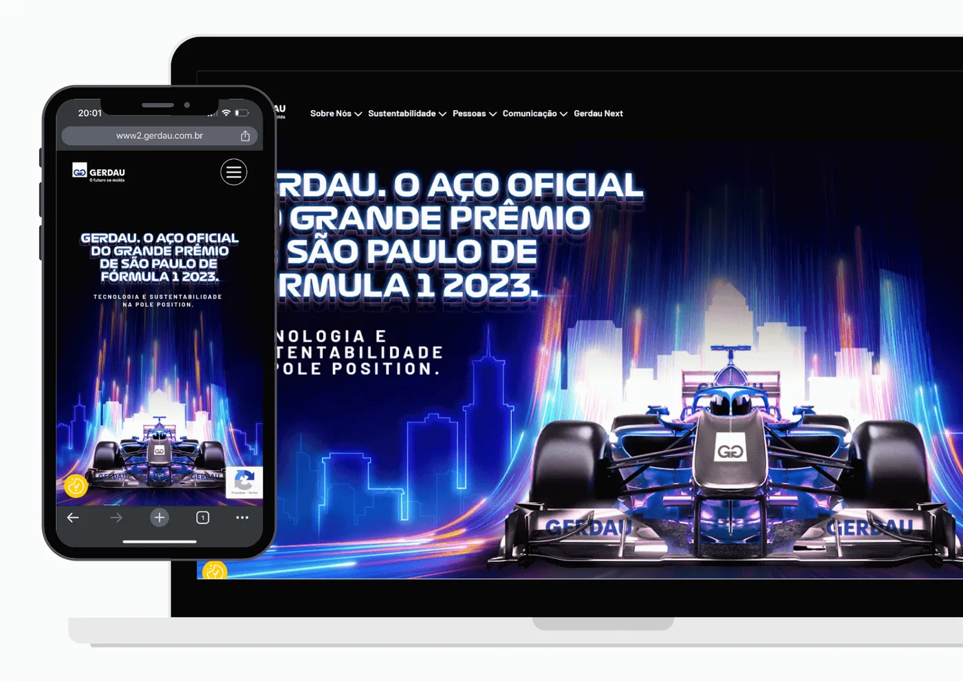 Projeto de site desenvolvido pela Olaje Publicidade 30