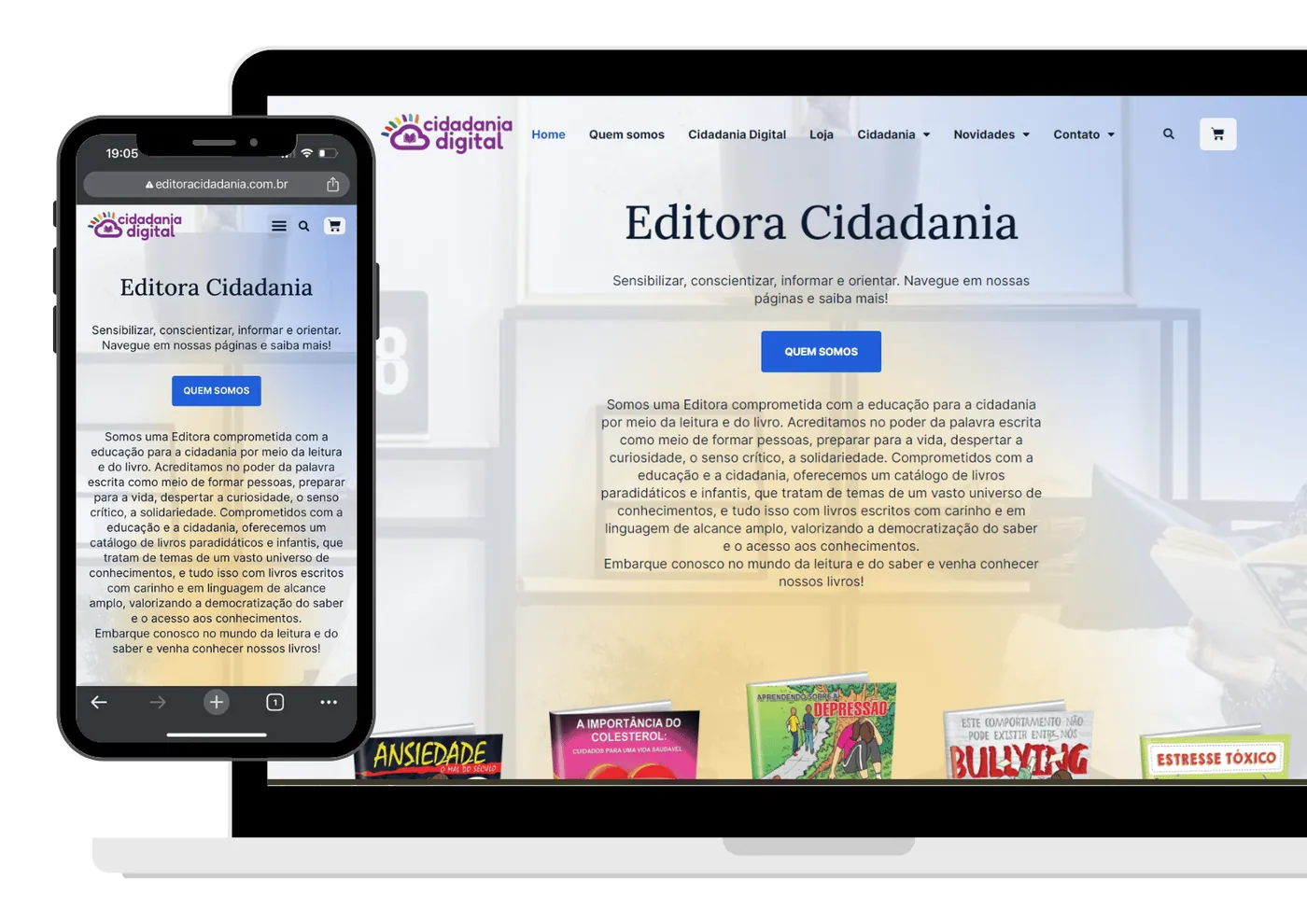 Projeto de site desenvolvido pela Olaje Publicidade 6